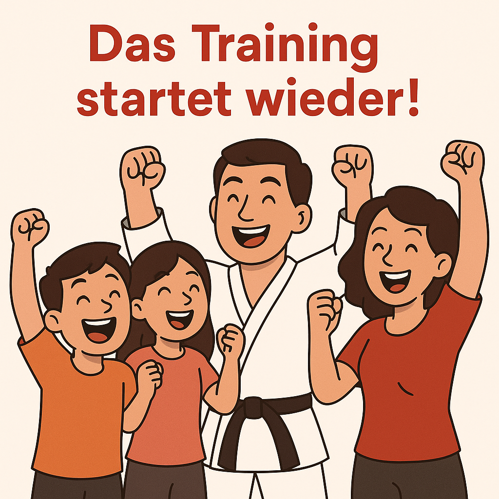 Trainingsstart nach den Sommerferien – wichtige Hinweise für alle Dojos