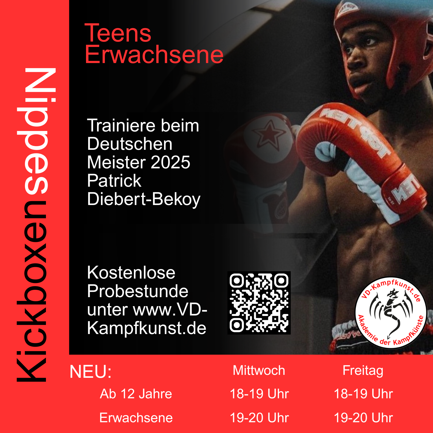 K1 Kickboxen für Teens und Erwachsene